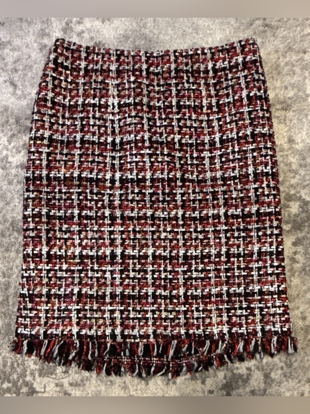 Carlisle Tweed Wool Blend Skirt